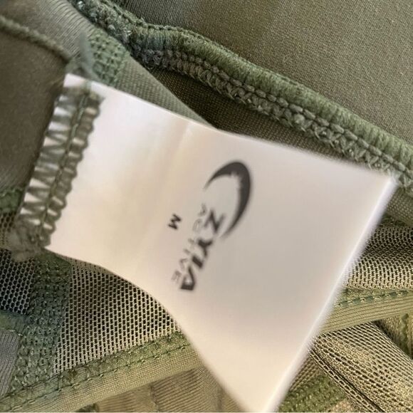 Zyia Active Olive Green Sports Bra MED - Picture 7 of 7